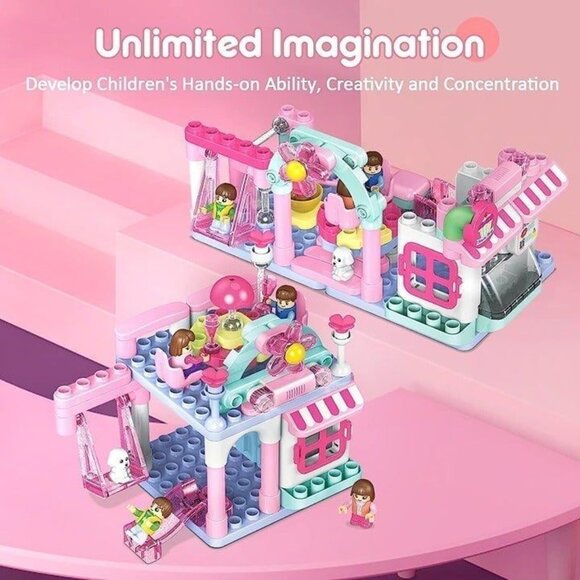 Girls Bakery Playset Building Blocks - Picture 3 of 12